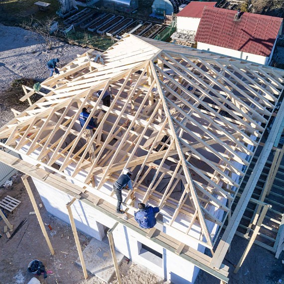 Монтаж четырёхскатной крыши и кровли в Саранске и Республике Мордовия